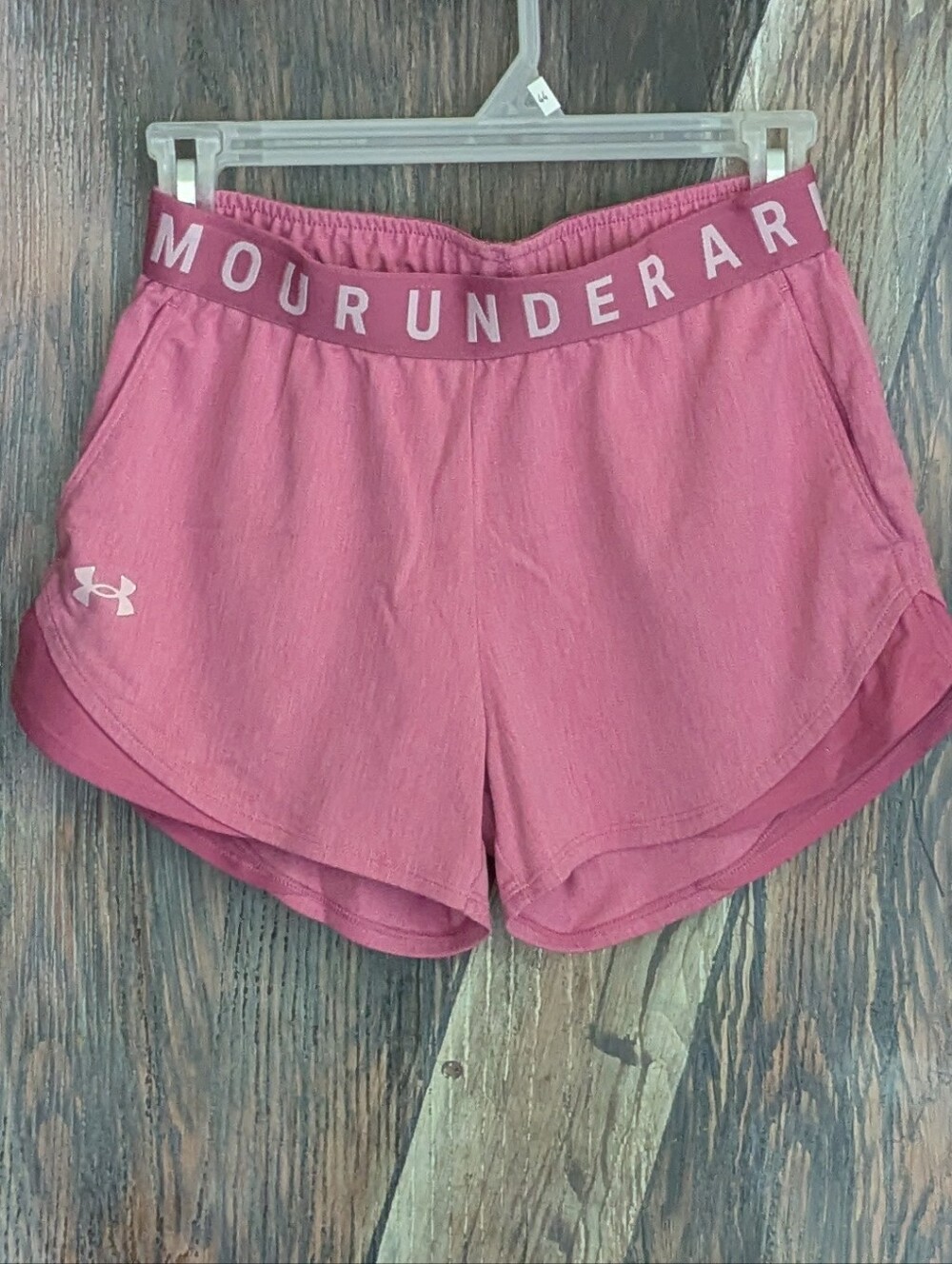 Under Armour Pink Athletic Running Shorts XS